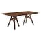 Armen Living Cortina and Polly 5 Piece Walnut Rectangular Dining Set SETCODIWA5C - alternate 4